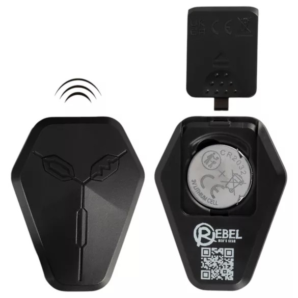 Rebel - Schub-Prostatavibrator (schwarz)