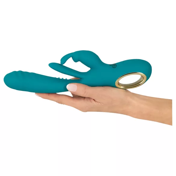 Smile - Stoß- und G-Punkt-Vibrator mit Klitorisstimulator (Grün)