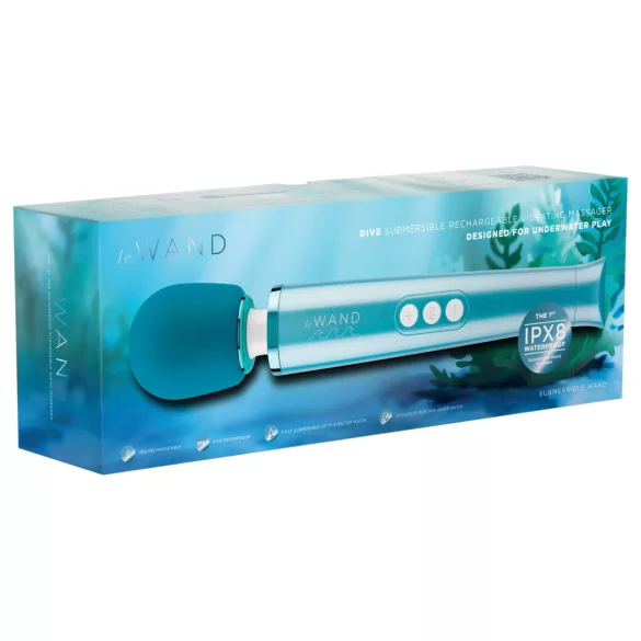 le Wand Dive - wasserdichter Massagevibrator (blau)
