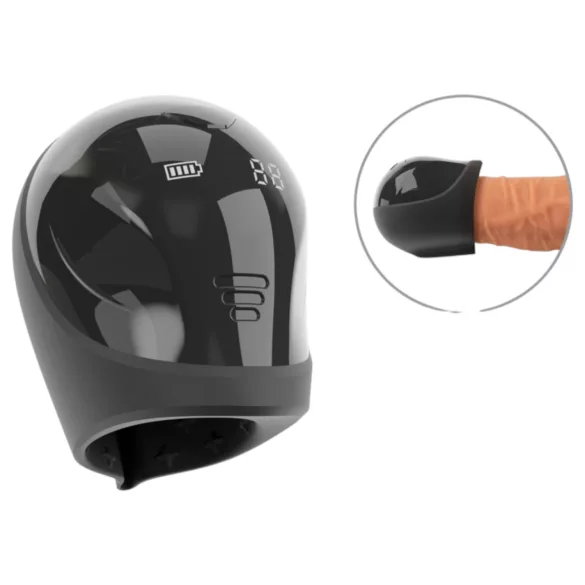 Rebel - wasserdichter Eichelvibrator (schwarz)