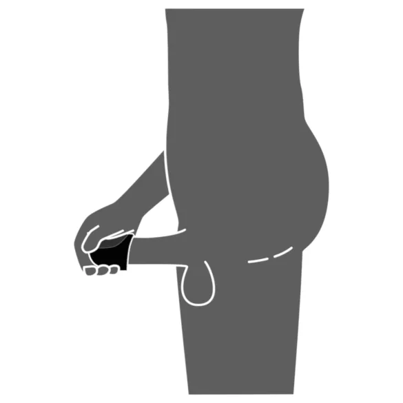 Rebel - wasserdichter Eichelvibrator (schwarz)