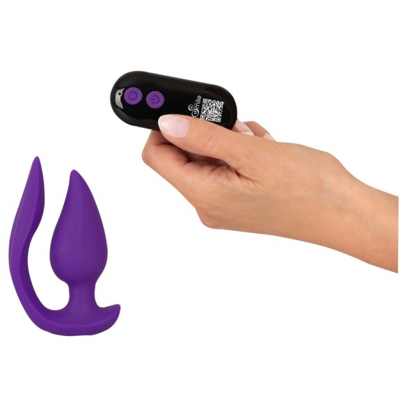 Smile - 2in1 Anal-Vibrator und Klitorisstimulator (Lila)