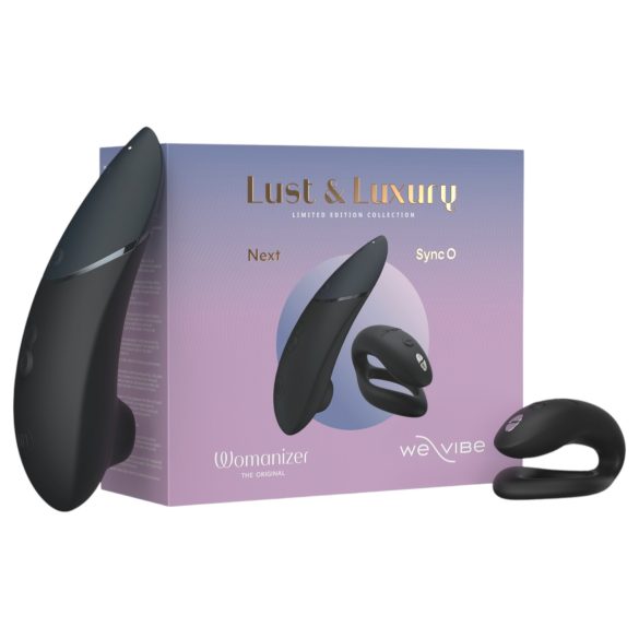 Womanizer Lust&Luxury - Klitoris- und Paarvibrator-Set (Schwarz)