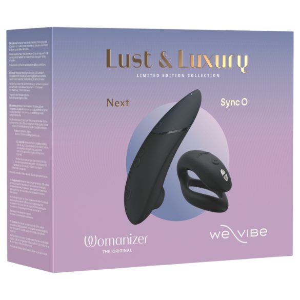 Womanizer Lust&Luxury - Klitoris- und Paarvibrator-Set (Schwarz)