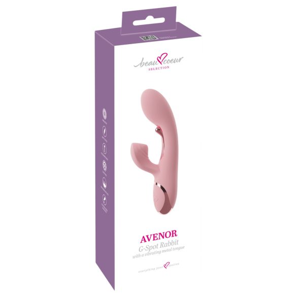 Beau Coeur Avenor - Zungen‑, Klitoris‑ und G‑Punkt‑Vibrator (Pink)