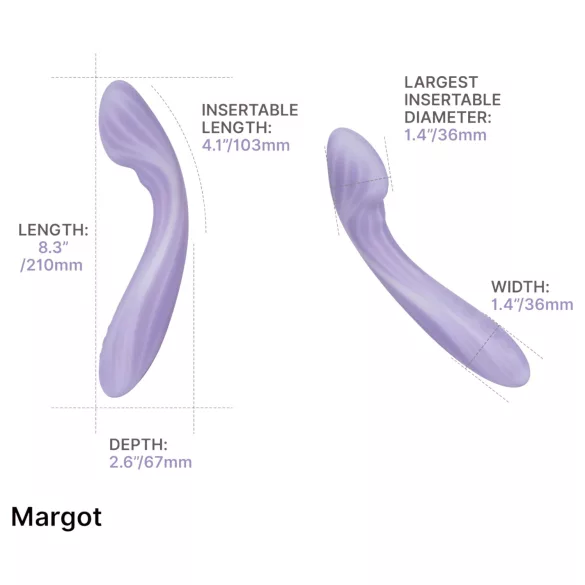 Svakom Margot - 2-motoriger G-Punkt-Vibrator (lila)