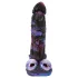 Beasty Cocks Firefly Fantasies - wärmender Stoß-Fantasie-Vibrator (blau) - 23 cm
