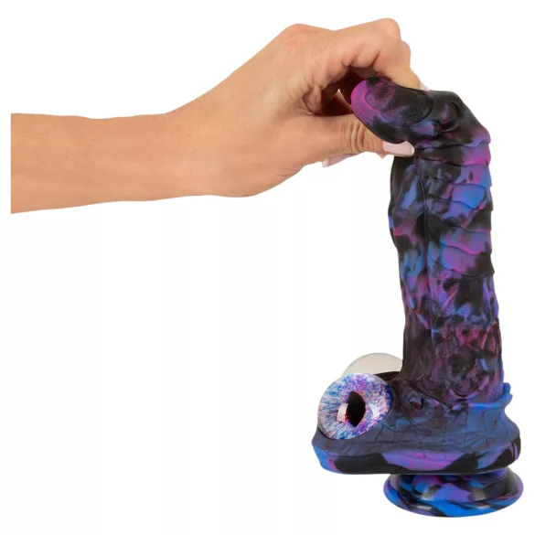 Beasty Cocks Firefly Fantasies - wärmender Stoß-Fantasie-Vibrator (blau) - 23 cm