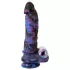 Beasty Cocks Firefly Fantasies - wärmender Stoß-Fantasie-Vibrator (blau) - 23 cm