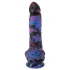Beasty Cocks Firefly Fantasies - wärmender Stoß-Fantasie-Vibrator (blau) - 23 cm