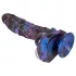 Beasty Cocks Firefly Fantasies - wärmender Stoß-Fantasie-Vibrator (blau) - 23 cm