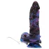 Beasty Cocks Firefly Fantasies - wärmender Stoß-Fantasie-Vibrator (blau) - 23 cm