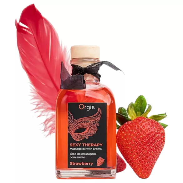 Orgie Sexy Therapy - Massageöl Set - Erdbeere