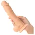 Willie City Luxe - naturgetreuer Silikon-Dildo (hautfarben) - 23 cm
