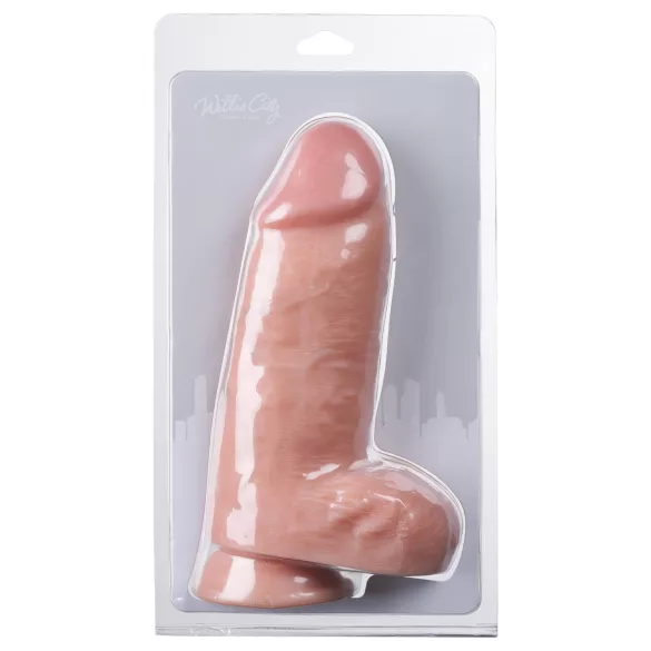 Willie City - dicker, lebensechter Dildo (hautfarben) - 24,5 cm