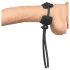 MR.MEMBR Tense - verstellbarer Lasso-Penisring (schwarz)