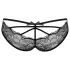 Obsessive Frivolla - pikante schwarze Damen-Spitzenpanty - L/XL