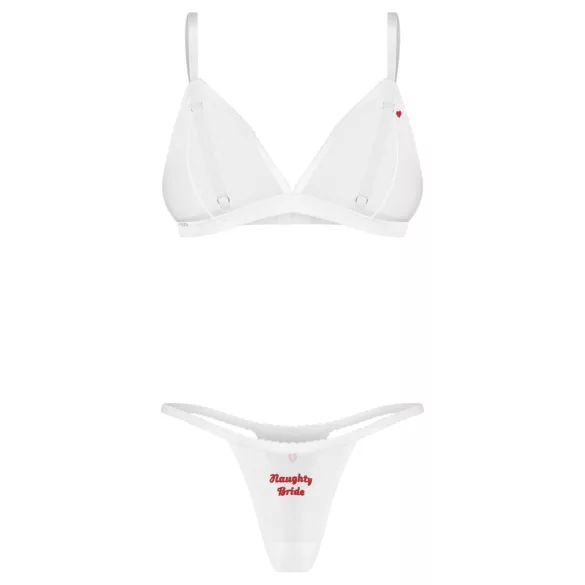 Obsessive Weddya Bride - zweiteiliges Braut-Set (weiß)