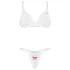 Obsessive Weddya Bride - zweiteiliges Braut-Set (weiß)