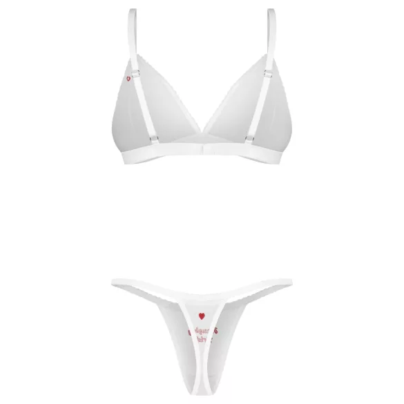 Obsessive Weddya Bride - zweiteiliges Braut-Set (weiß)