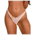 Obsessive Weddya - Spitzen‑String (weiß) - L/XL