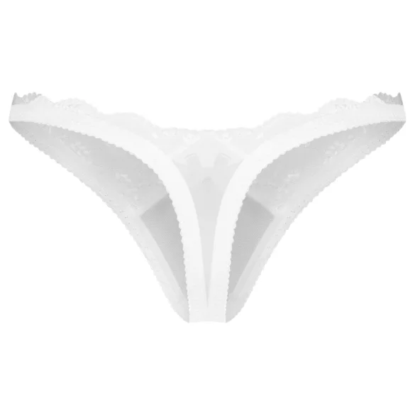 Obsessive Weddya - Spitzen‑String (weiß) - L/XL