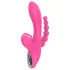 Erospace Sweet Play - G-Punkt-Vibrator mit Analsonde und Saugfunktion (rosa)