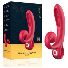 Erospace Sweet Play - Klitorisstimulator mit Arm (rot)