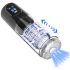 Men's Play - rotierender, saugender, vibrierender Masturbator (schwarz)