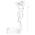 Passion BS008 - Netz-Set mit Schleife (Weiß) - S-L