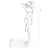 Passion BS010 - Offener Netz-Overall (Weiß) - S-L