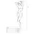 Passion BS001 - Grobmaschiger Netz-Overall (Schwarz) - S-L
