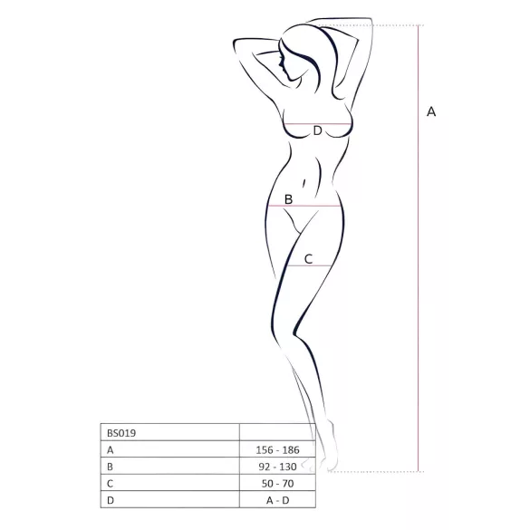 Passion BS019 - Netz-Set (Weiß) - S-L