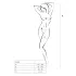 Passion BS031 - weißer offener Overall (S-L)