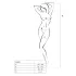 Passion BS049 - Halsband-Netzset (Weiß) - S-L