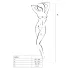 Passion BS053 - Halsband-Netzset (Weiß) - S-L
