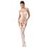 Passion BS056 - Weißes Netzmuster-Set - S-L