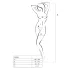 Passion BS058 - Offener Netz-Overall (Schwarz) - S-L