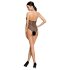 Passion BS087 - Durchsichtiger Netz-Body (Schwarz) - S-L
