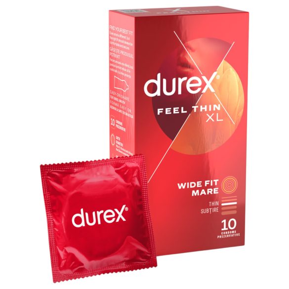 Durex Gefühlsecht XL - Natürliche Empfindung Kondome (10 Stk)