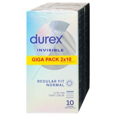 Durex Invisible Regular Fit - dünnes Kondom (2x10 Stk.)