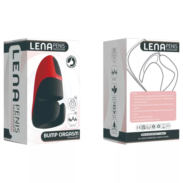 Lena - vibrierender, klammernder Masturbator (rot)