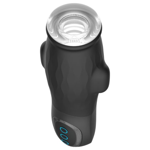 Lonely Anne - Akku, vibrierender Saugmasturbator (schwarz)