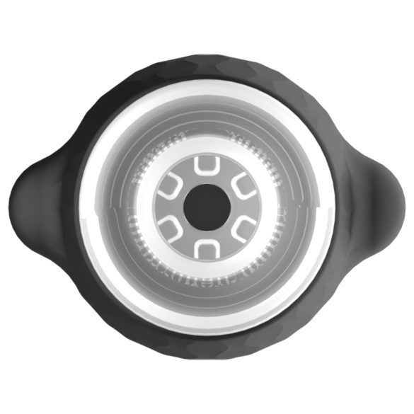 Lonely Anne - Akku, vibrierender Saugmasturbator (schwarz)