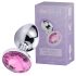 Desirel Pink Jewel L - Analplug (silber-pink)