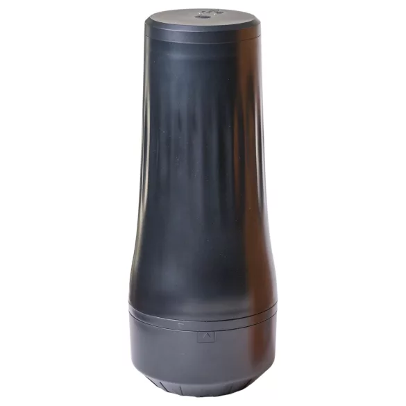 Desirel True Touch - realistische vibrierende Liebesvagina (natur-schwarz)