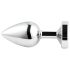 Desirel GlowPlug - leuchtender Analplug - klein (silber)