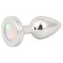 Desirel GlowPlug - leuchtender Analplug - klein (silber)