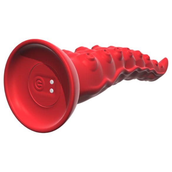 Roter ferngesteuerter Saugnapf-Oktopus-Vibrator
