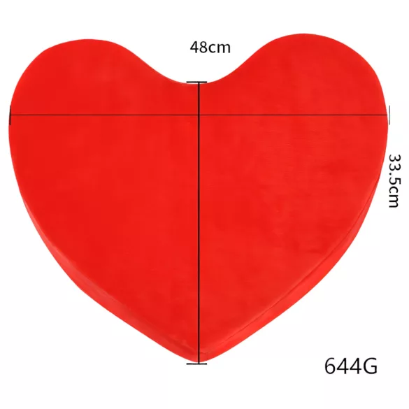 Desirel Magic Pillow - herzförmiges Sexkissen (rot)